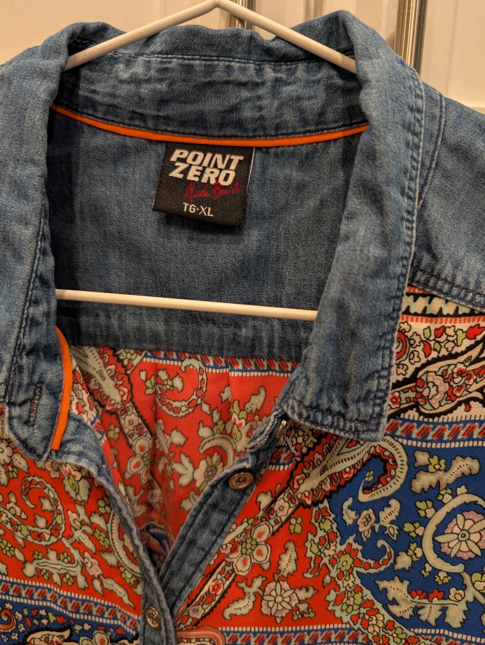 Point Zero Denim Bandana Shirt - Picture 4 of 9